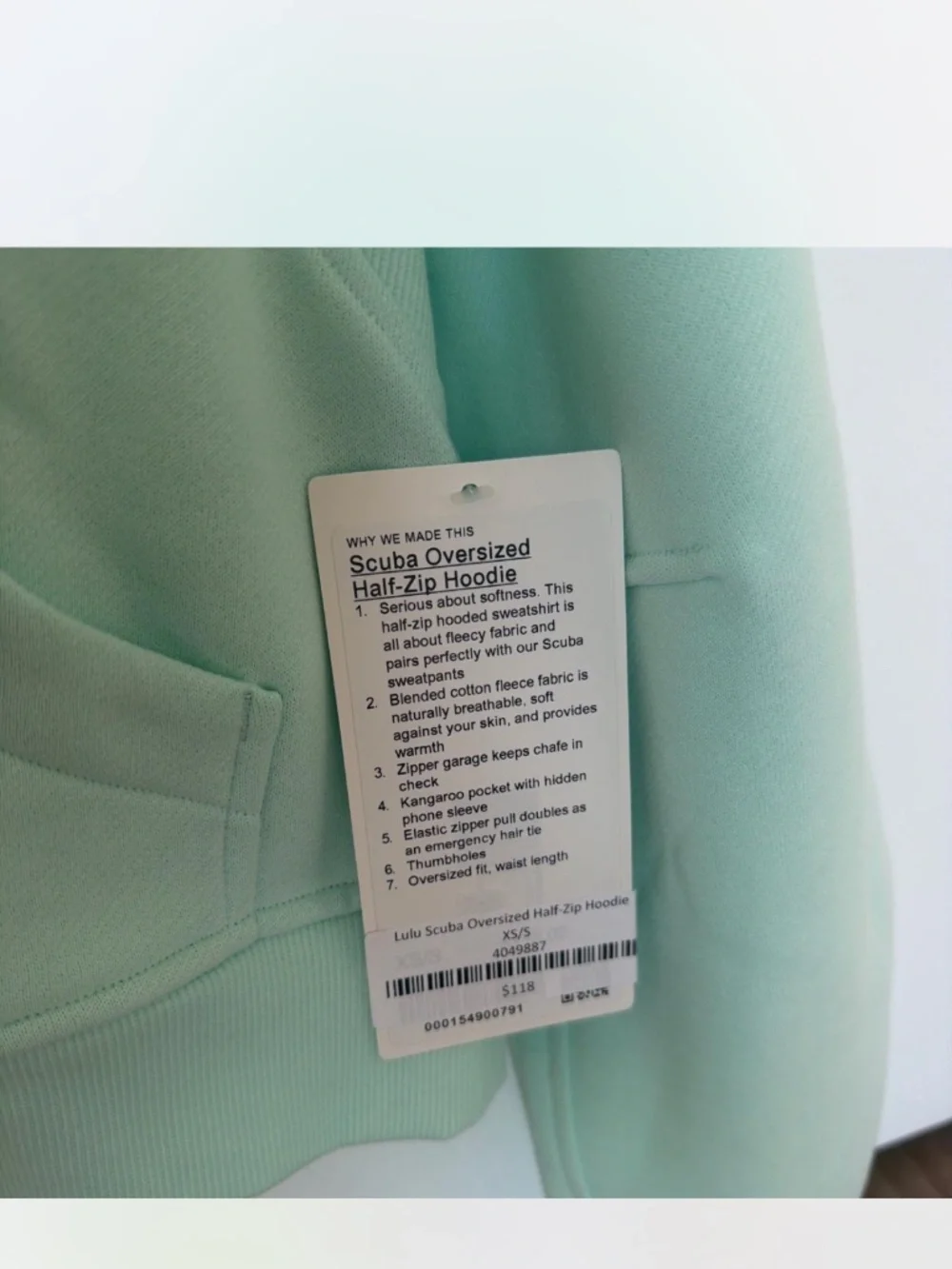 lululemon mint scuba
